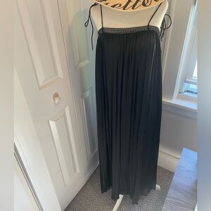 Zara Black Lace-Trim Dress